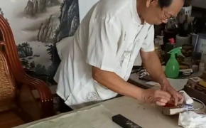 吴殿堂老师创作全家福