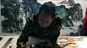 吴殿堂老师创作龙寿图