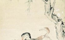 书画之中 杨柳吐青