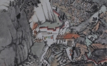 曹林洲《妙著名画家索雨红山水画作品的美学意趣》