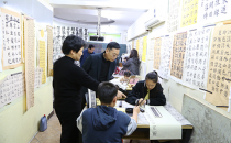 农工党中央书画院副院长兼秘书长杜小荃走进书画工作室