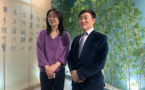 世界艺术家协会主席王余根与刘彦彦教授艺途同行