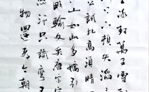 彭伟青书法作品微展