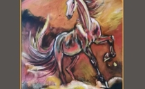 桑一田_____水墨深处的奔雷与月光