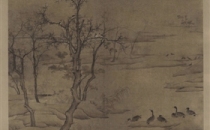 寒汀落雁欲南飞