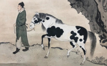 溥儒：分明旧日五花骢 曾侍秋林待牧归