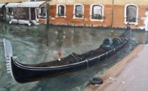 画家孙力和他创作的“钢铁城市”