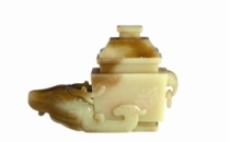 60件明清仿古玉精品亮相滕州市博物馆