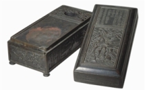 明正德碧海腾蛟铜暖砚