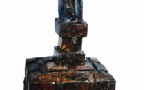 战国漆木彩绘镇墓兽