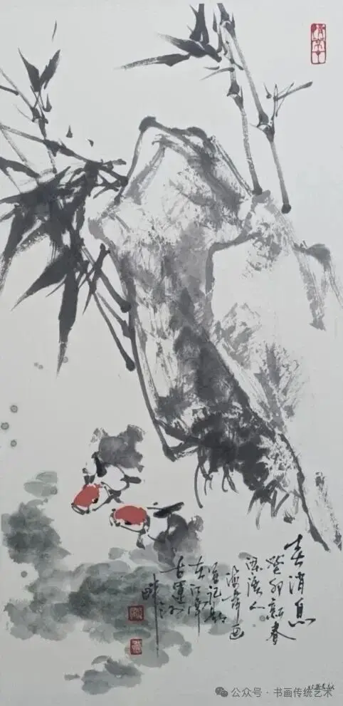 徐海群的写意花鸟画以墨写意、以色点睛