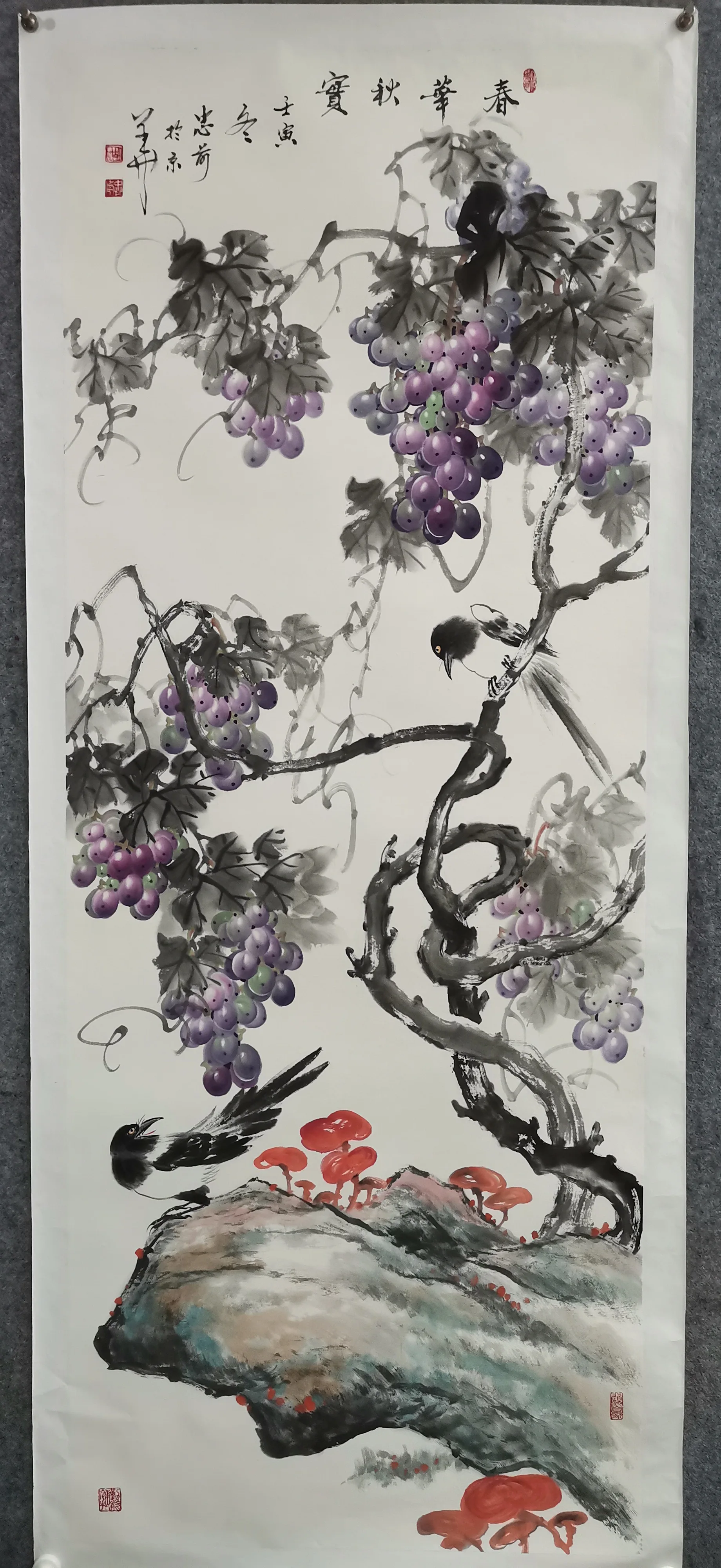 胡忠前-苏派葡萄传承人，著名画家方凤富入室弟子