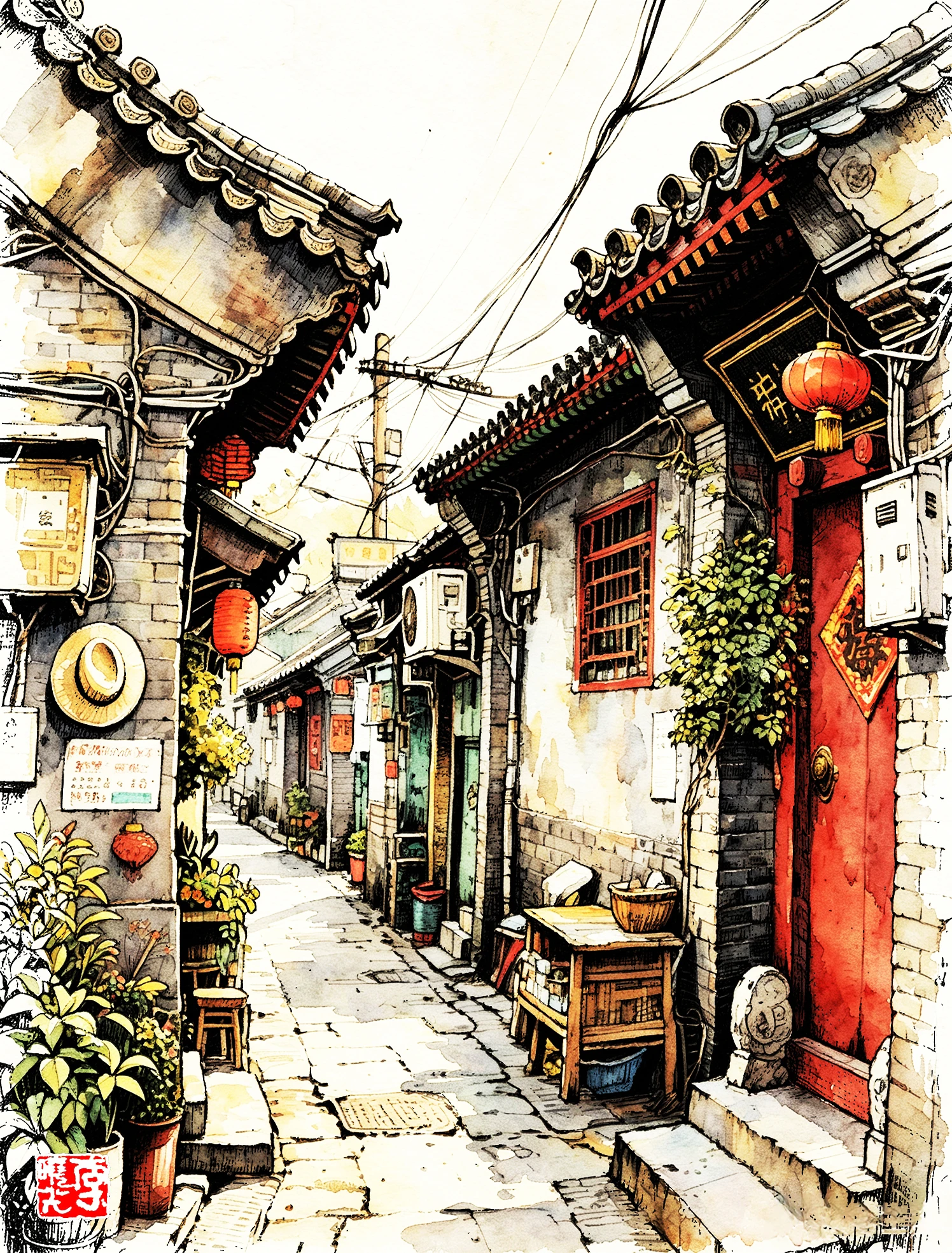 李小光作品《老北京系列》