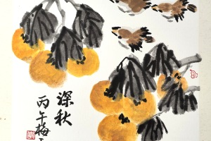 李梅玉《深秋》