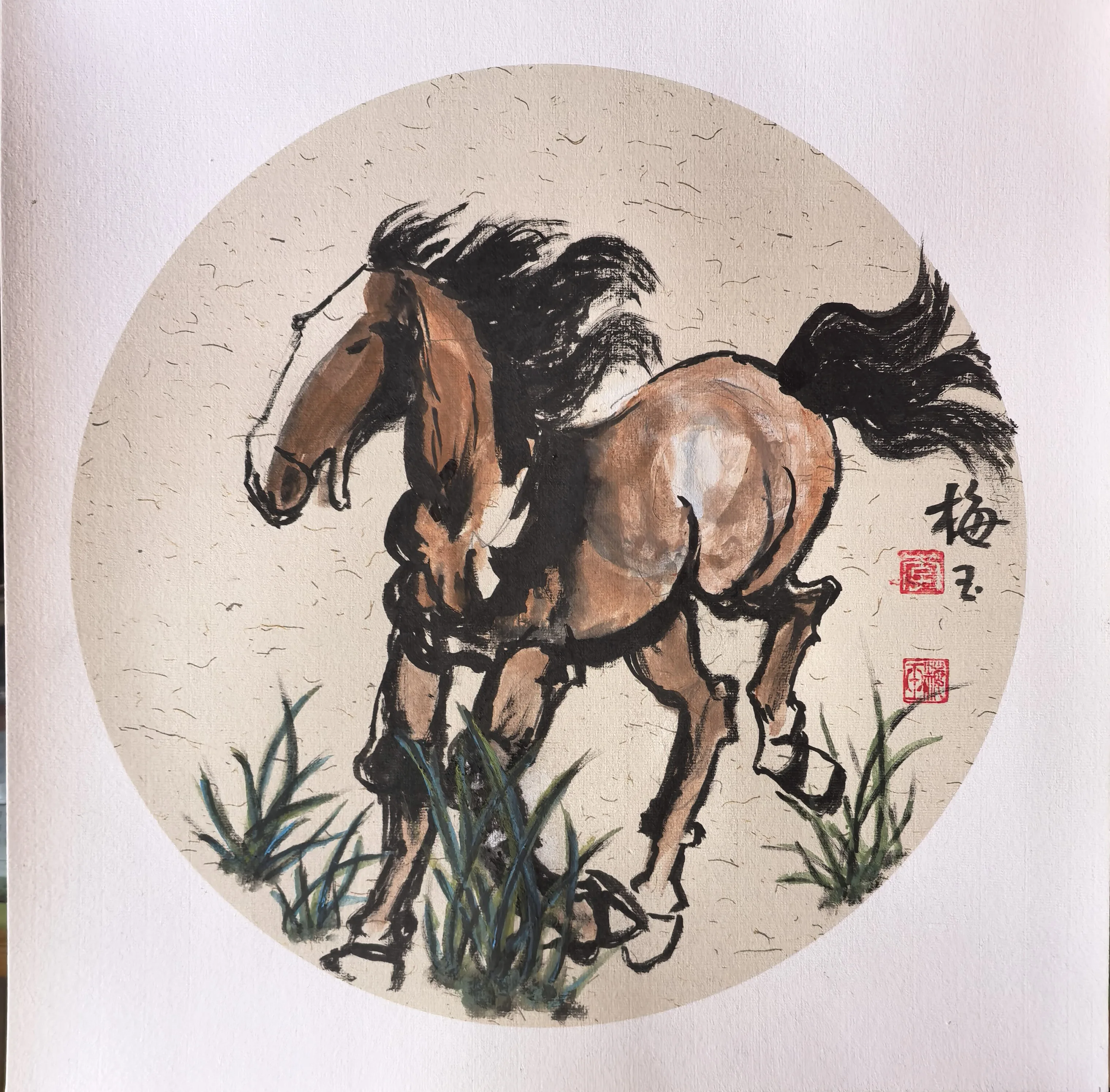 李梅玉《骏马》