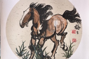 李梅玉《骏马》
