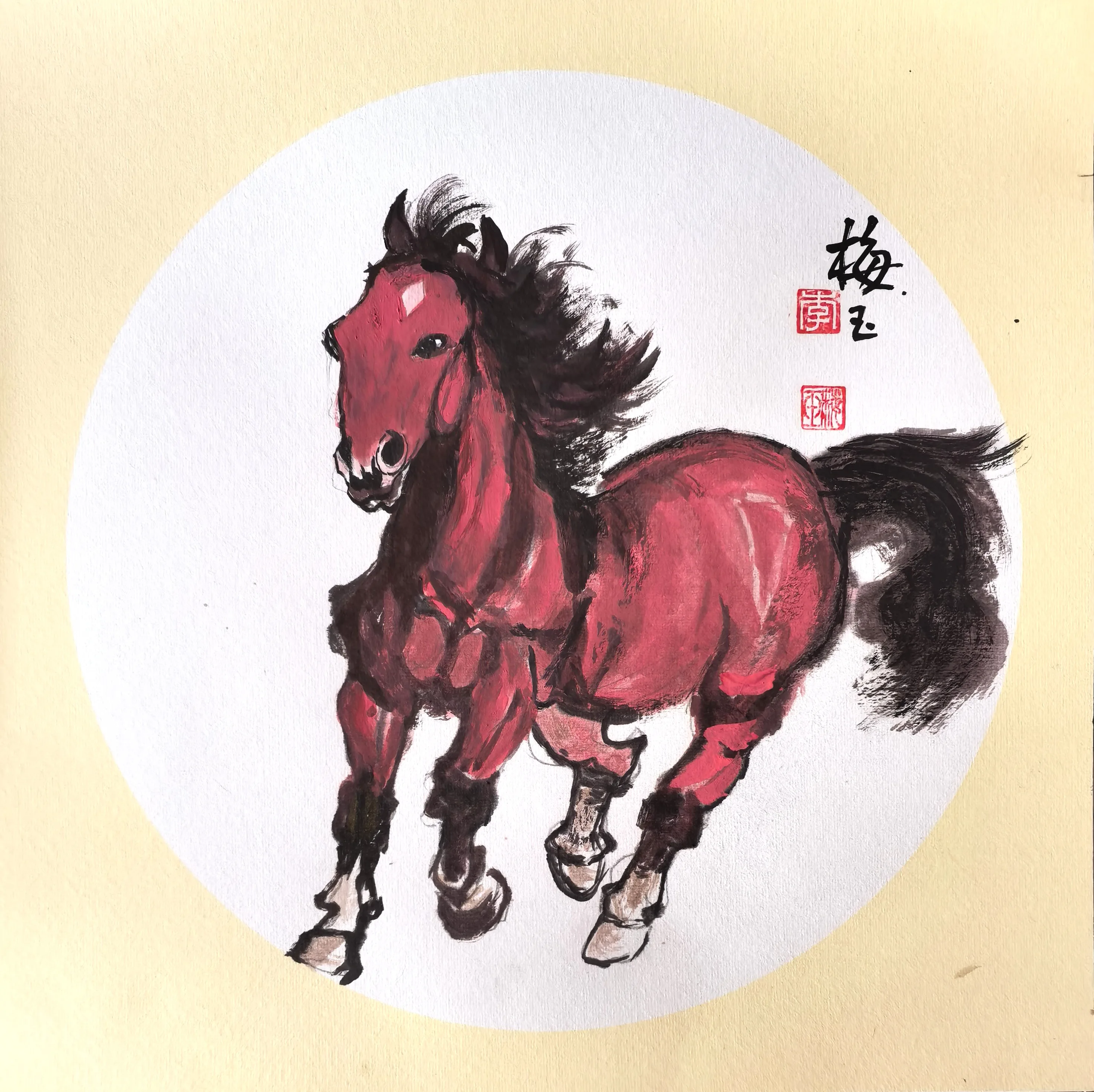 李梅玉《骏马》